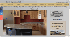 Desktop Screenshot of graniteexpressions.com